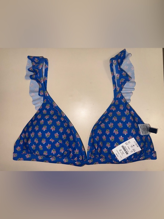 J. Crew Other - J.Crew Blue Floral Bikini Top